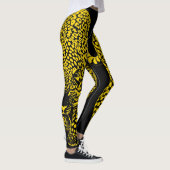 gouden luipaardprint leggings (Rechts)