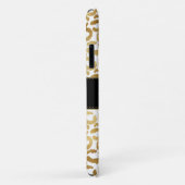 Gouden luipaardprint op maat gemaakte Case-Mate iP iPhone Case (Achterkant/rechts)