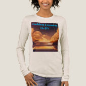 Gouden Lumen Drift Tri-Blend Shirt (Voorkant)