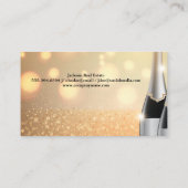 Gouden Luxe | Champagne Flessen Visitekaartje (Achterkant)