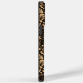 Gouden luxe damast Case-Mate iPhone case (Achterkant / Rechts)