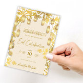 Gouden Luxe Eid Viering Uitnodiging