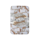 Gouden Luxe Elegante Vloeibare Textuur Badmat (Voorkant Verticaal)