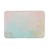 Gouden Luxe Moderne Blush Roze Zachte Mint Collect Badmat (Voorkant)