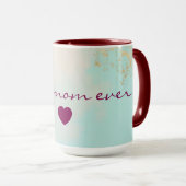 Gouden Luxe Moderne Blush Roze Zachte Mint Collect Mok (Voorkant rechts)