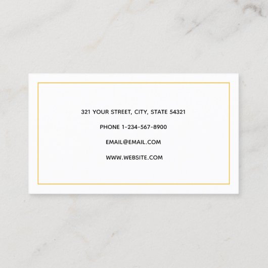 Gouden luxe nummer & valutasymbolen Accountant Visitekaartje (Achterkant)