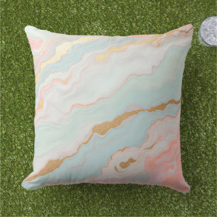Gouden Luxe Populaire Blush Roze Mint Collectie Buitenkussen