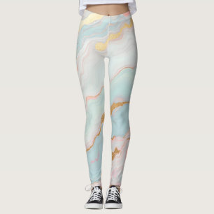 Gouden Luxe Populaire Blush Roze Mint Collectie Leggings