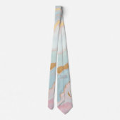 Gouden Luxe Populaire Blush Roze Mint Collectie Stropdas (Achterkant)