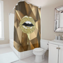 Gouden Luxe Schoonheid Glitter Glam Drip Druppende
