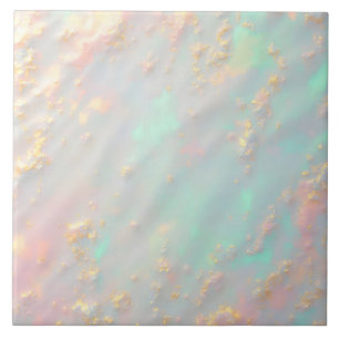 Gouden Luxe Trendy Blush Roze Zachte Mint Collecti Tegeltje