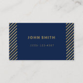 Gouden luxe zakelijke oplossingen visitekaartje (Voorkant)