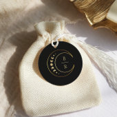 Gouden Maan Bruiloft Bedankjes Labels