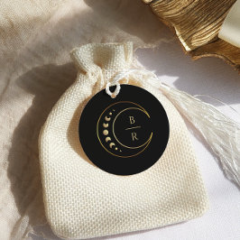 Gouden Maan Bruiloft Bedankjes Labels