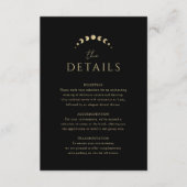 Gouden Maan Bruiloft Informatiekaartje (Voorkant)