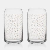 Gouden Maan en Sterren Nachthemel Blikvorm Glas (Rechts)