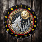 Gouden Maan markeert de felle oproep van Wolf Dartbord