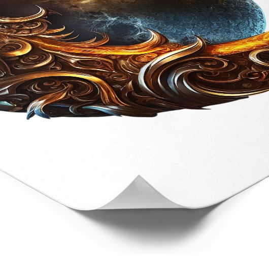 Gouden Maan Poster (Hoek)