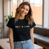Gouden Maanfase T-shirt