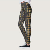 Gouden Maanfasen – Hemelse Alchemie Leggings (Links)
