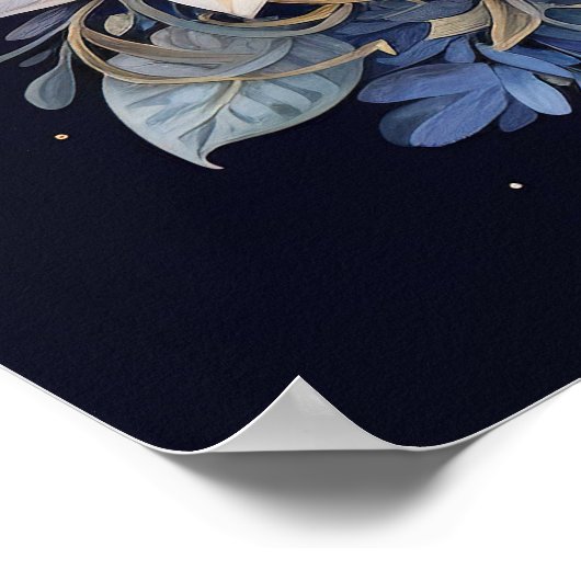 gouden maangrans poster (Hoek)