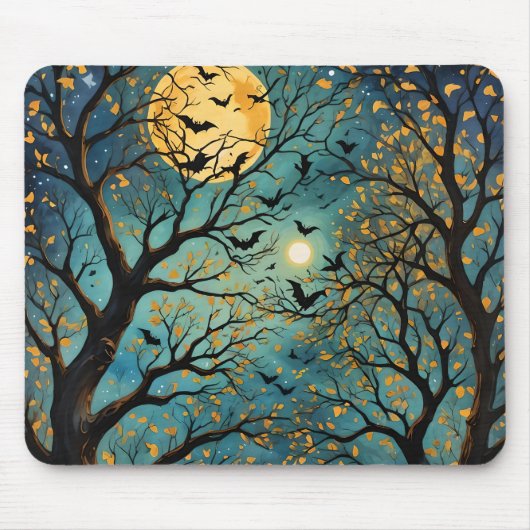 gouden maanlicht muismat (Voorkant)