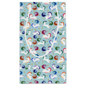 Gouden Magische Ster Regenboog Eenhoorn Klein Cadeauzakje (Achterkant)