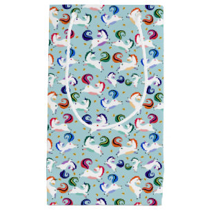 Gouden Magische Ster Regenboog Eenhoorn Klein Cadeauzakje