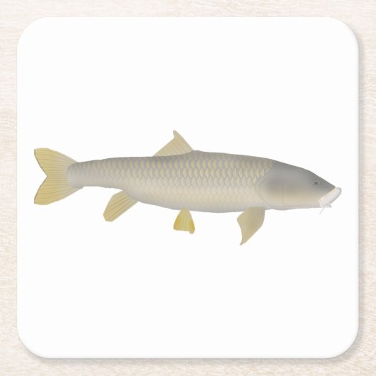 Gouden Mahseer Kartonnen Onderzetters (Voorkant)