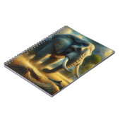 Gouden Majesteit Olifant Notitieboek (Linkerzijde)