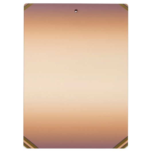 Gouden make-up ogen wimpers glam gepersonaliseerd klembord (Achterkant)