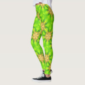 gouden maltese sterren groen leggings (Links)