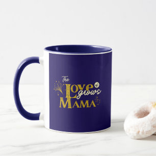 Gouden Mama Beer Liefde Groeit Mok