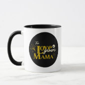 Gouden Mama Beer Liefde Groeit Mok (Links)