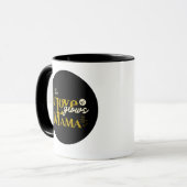 Gouden Mama Beer Liefde Groeit Mok (Voorkant links)