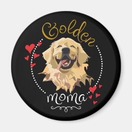 "Gouden Mama: Vier de liefde van Retrievers" Magneet