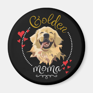 "Gouden Mama: Vier de liefde van Retrievers" Magneet