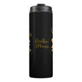 "Gouden Mama: Vier de liefde van Retrievers" Thermosbeker (Voorkant)