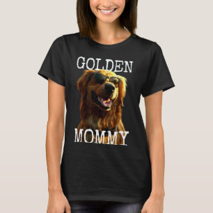 Gouden mammie moeder Moederdag Schattige Golden Re T-shirt