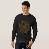 Gouden Mandala 81 Trui (Voorkant volledig)