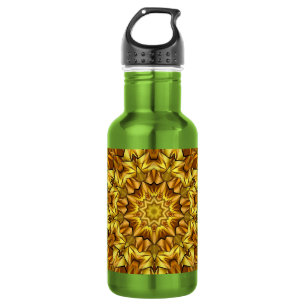 Gouden Mandala Antieke Abstracte Ontwerp-63495 Waterfles