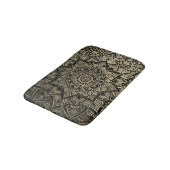 Gouden Mandala Badmat (Gekanteld)
