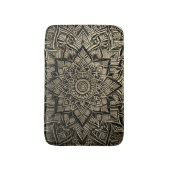 Gouden Mandala Badmat (Voorkant Verticaal)