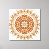 Gouden Mandala – Boho Spirituele Geometrie Muurkun Canvas Afdruk (Voorkant)