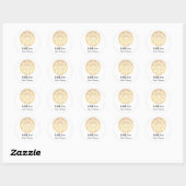 Gouden Mandala Custom Met Liefde Sticker (Vel)