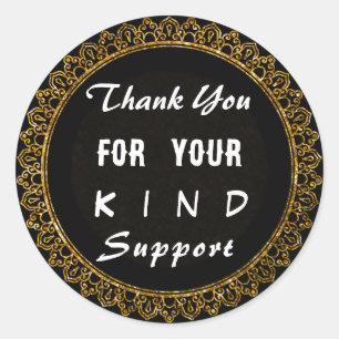 gouden mandala dank u Stickers
