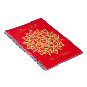 gouden mandala foto Notitieboek (Rechterzijde)
