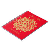 gouden mandala foto Notitieboek (Linkerzijde)