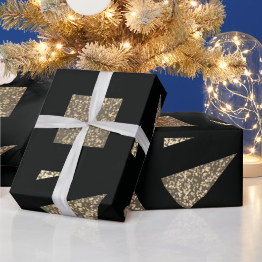 Gouden Mandala Glitters Cadeaupapier (Feestdagen)