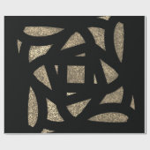 Gouden Mandala Glitters Cadeaupapier (Vlak)